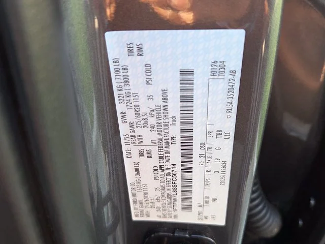 Used 2025 Gray Ford Platinum image 7