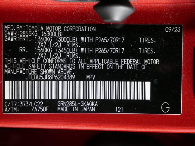 Used 2023 Barcelona Red Metallic Toyota TRD Off-Road Premium image 34