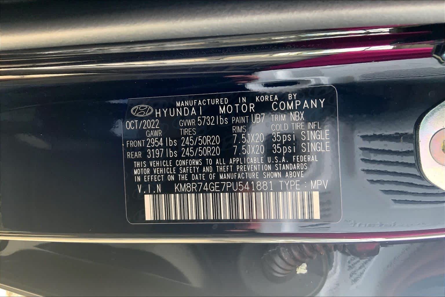 Used 2023 Moonlight Cloud Hyundai Calligraphy image 31