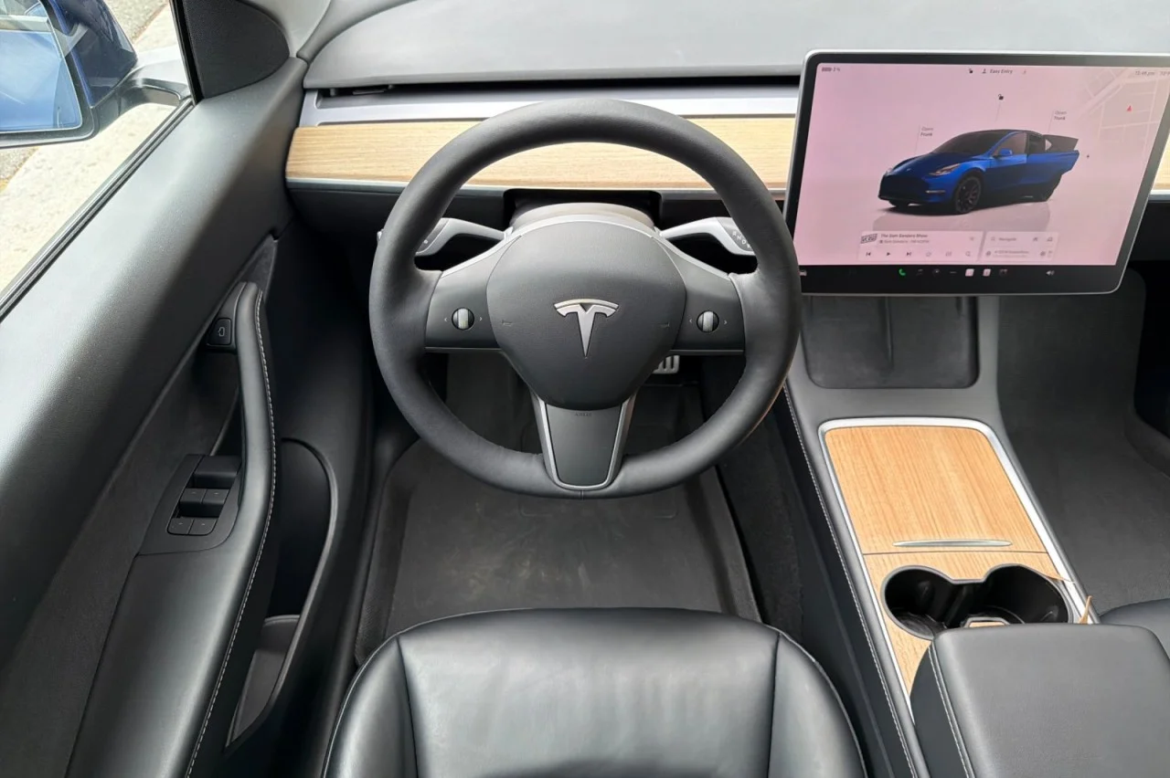 Used 2022 BLUE Tesla Performance image 13