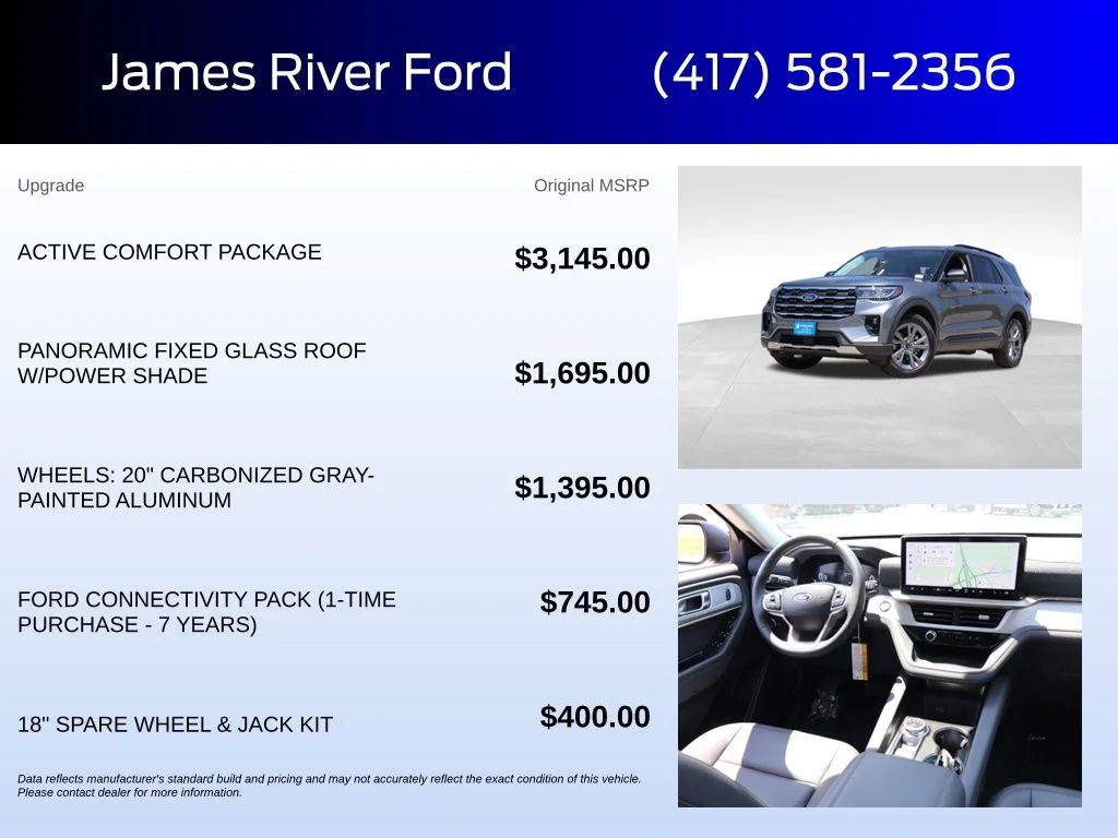 New 2026 Carbonized Gray Metallic Ford Active image 5