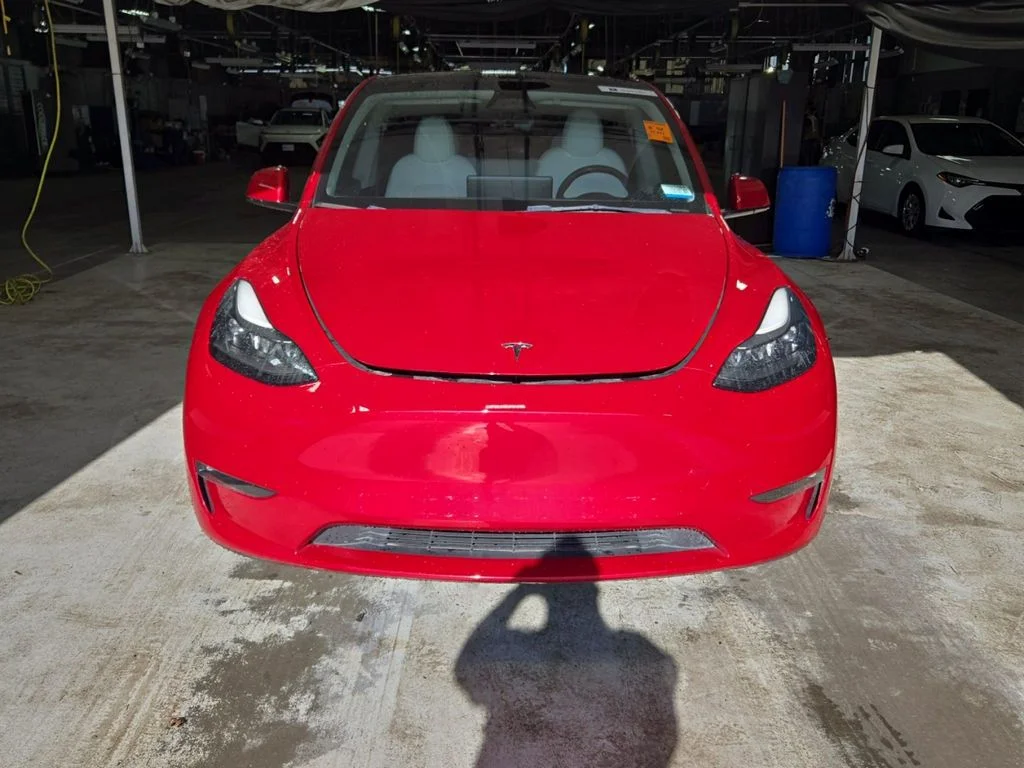 Used 2023 Red Tesla Performance image 2