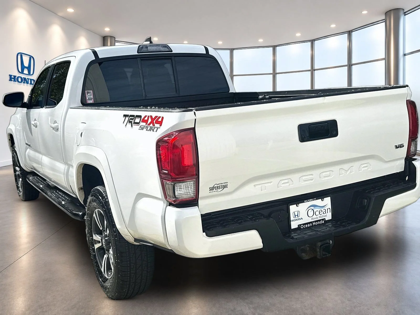 Used 2016 Super White Toyota TRD Sport image 8