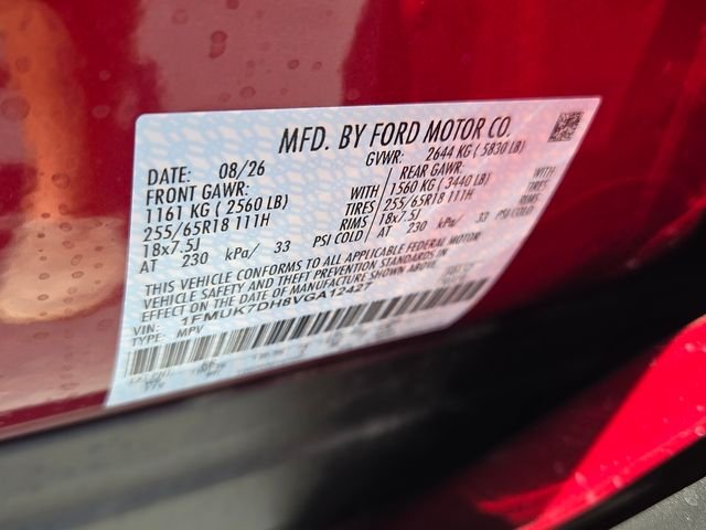 New 2027 Red Ford Active image 18