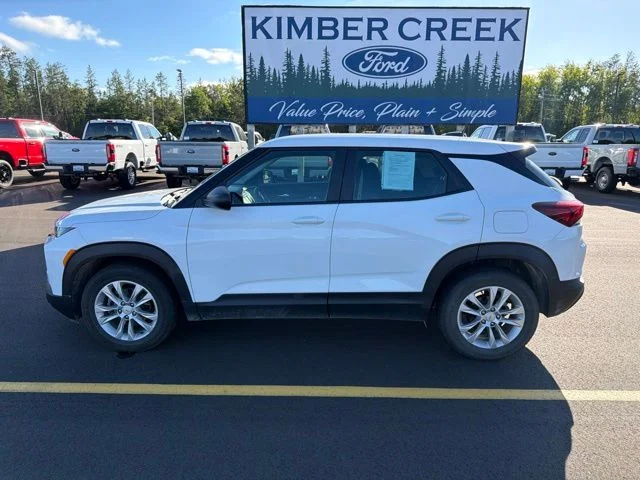 Used 2021 Chevrolet Trailblazer LS with VIN KL79MMS24MB123163 for sale in Pine River, Minnesota