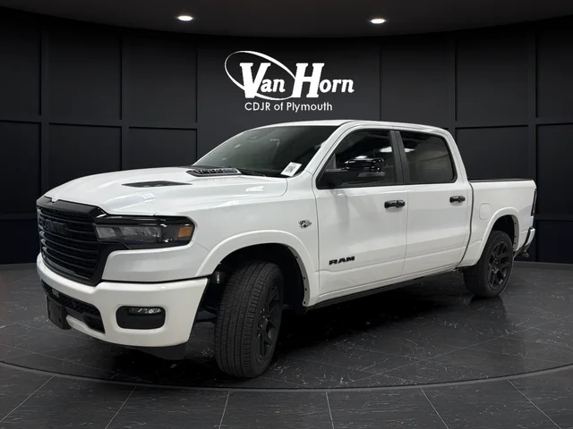 New 2026 Ivory White Tri-Coat Pearl-Coat Exterior Paint RAM Laramie image 3