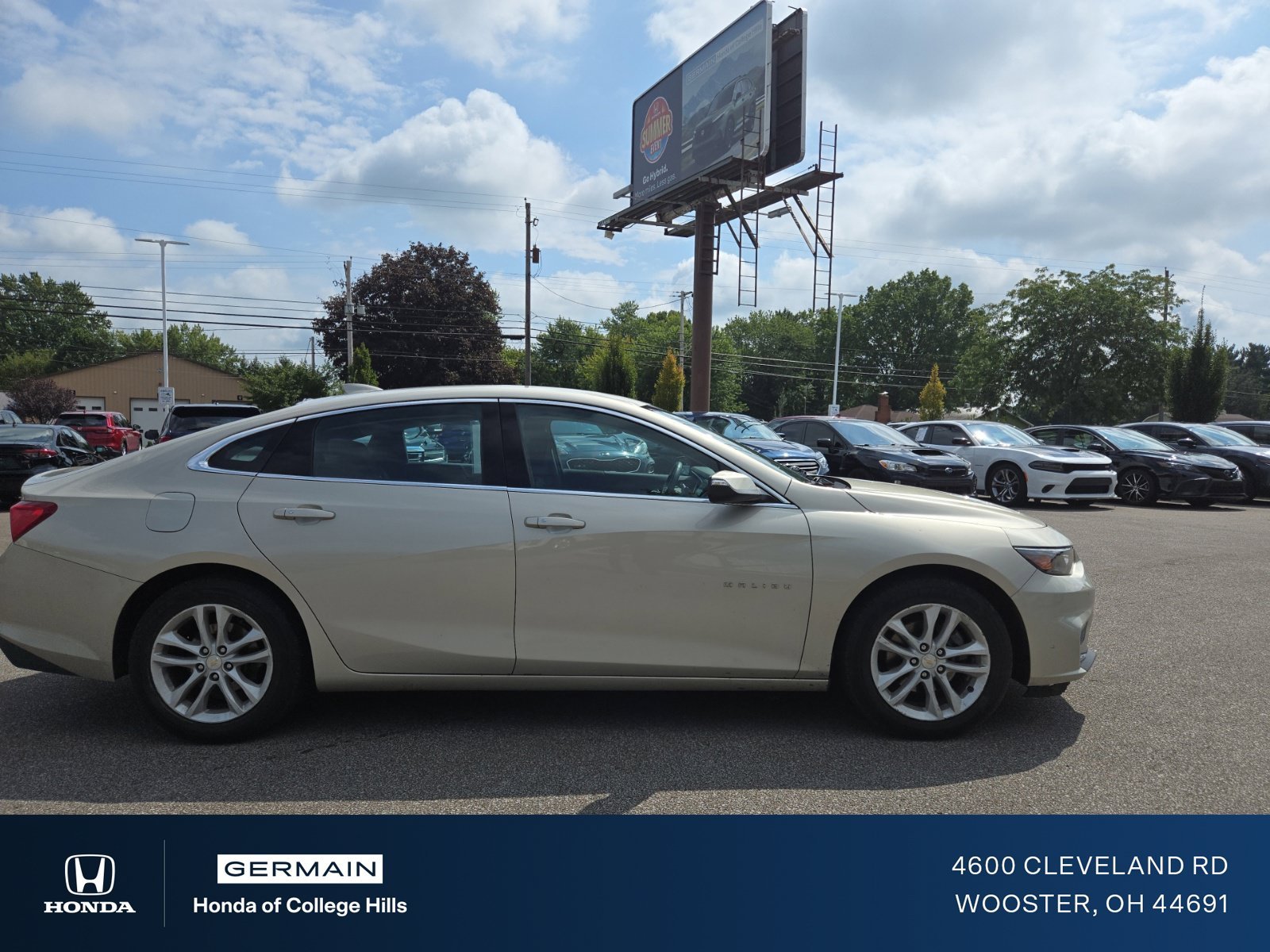 Used 2016 Chevrolet Malibu 1LT with VIN 1G1ZE5ST9GF269529 for sale in Wooster, OH