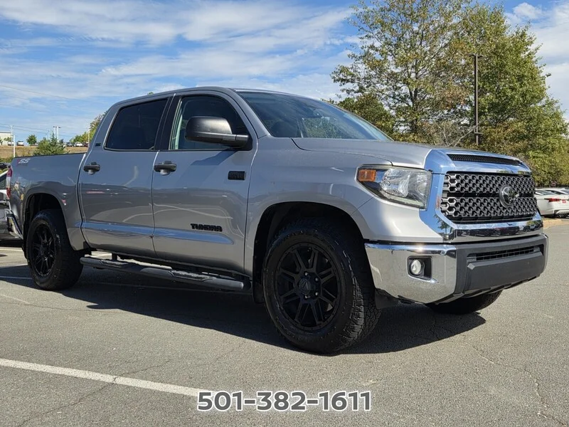 Used 2020 Silver Sky Metallic TOYOTA SR5 CREWMAX 5.5