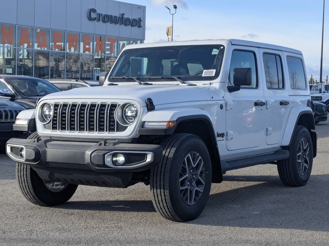 New 2026 White Jeep Sahara - - 4x4 - McKinley Leather Seats - Body? Colour Hardtop - Side Steps & More! image 4