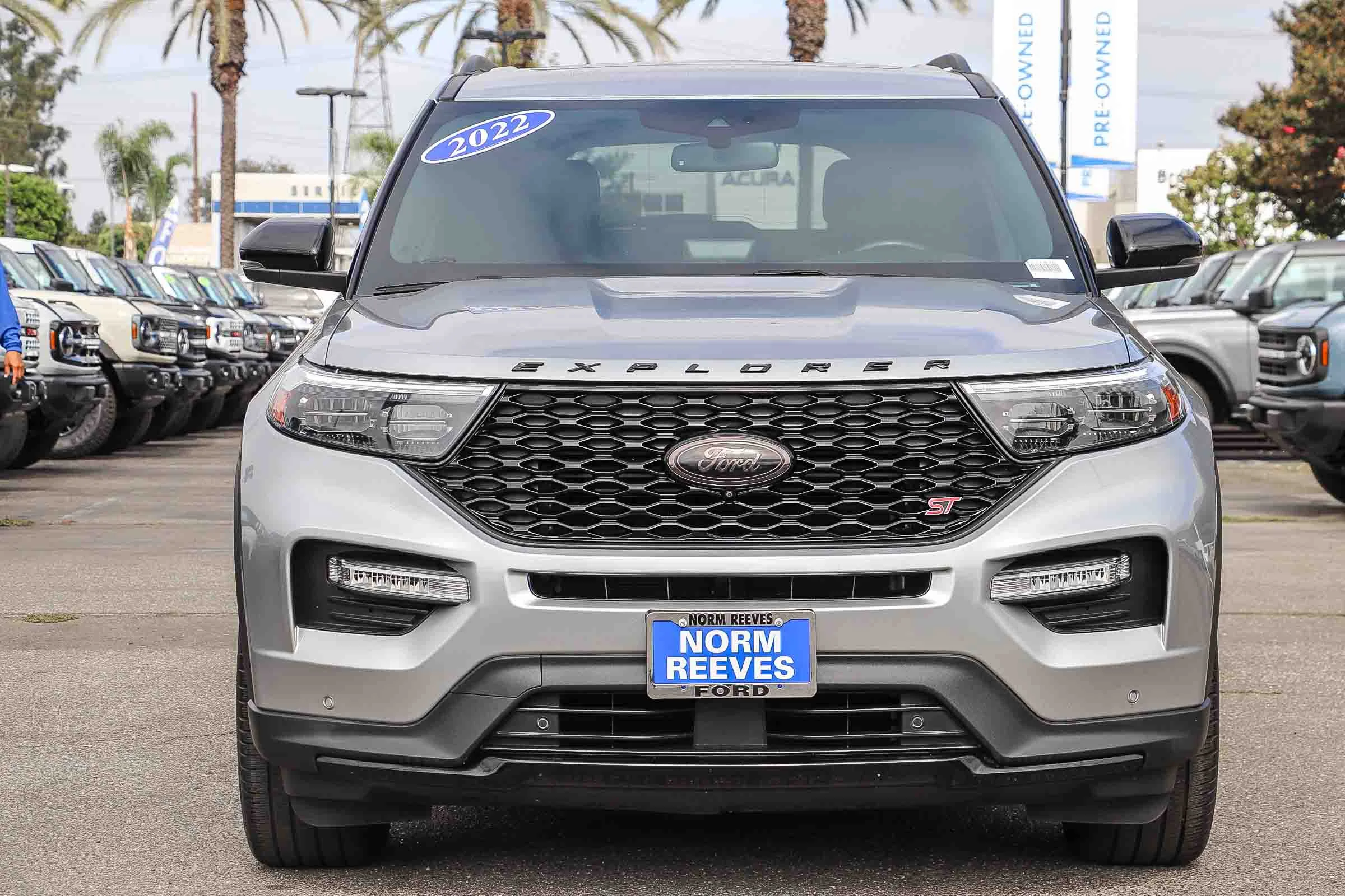 Certified Used 2022 Iconic Silver Metallic Ford ST image 2