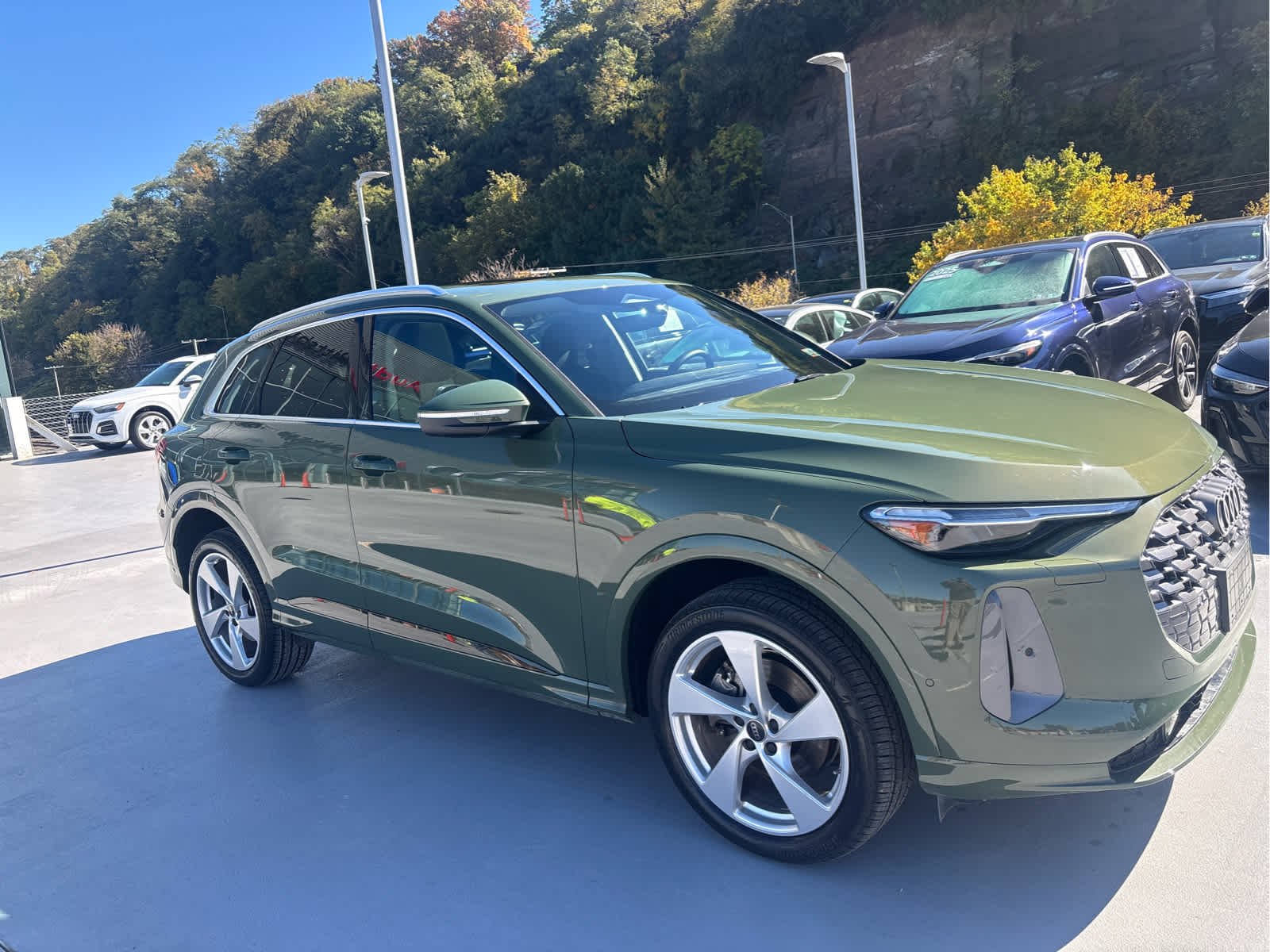 Certified Used 2025 District Green Metallic Audi Premium Plus image 3