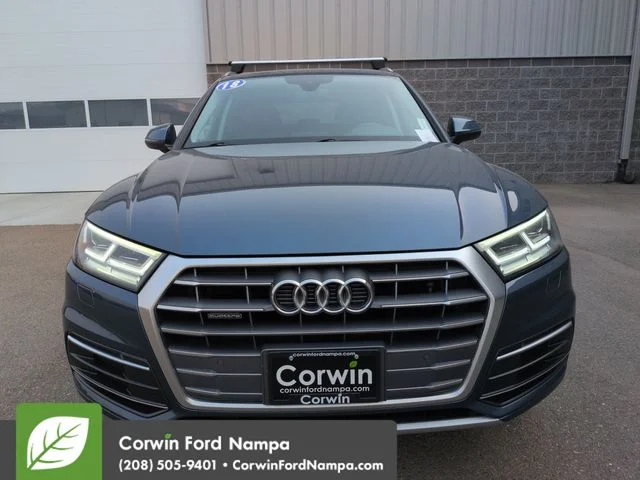 Used 2018 Blue Audi 2.0T Premium Plus image 8
