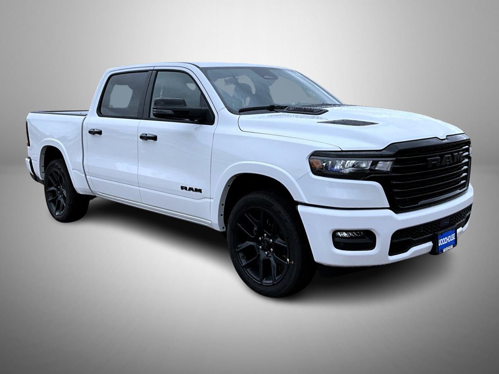 New 2026 Bright White Clear-Coat Exterior Paint RAM Laramie image 3
