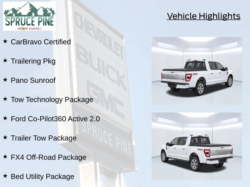 Certified Used 2022 White Ford Platinum image 9