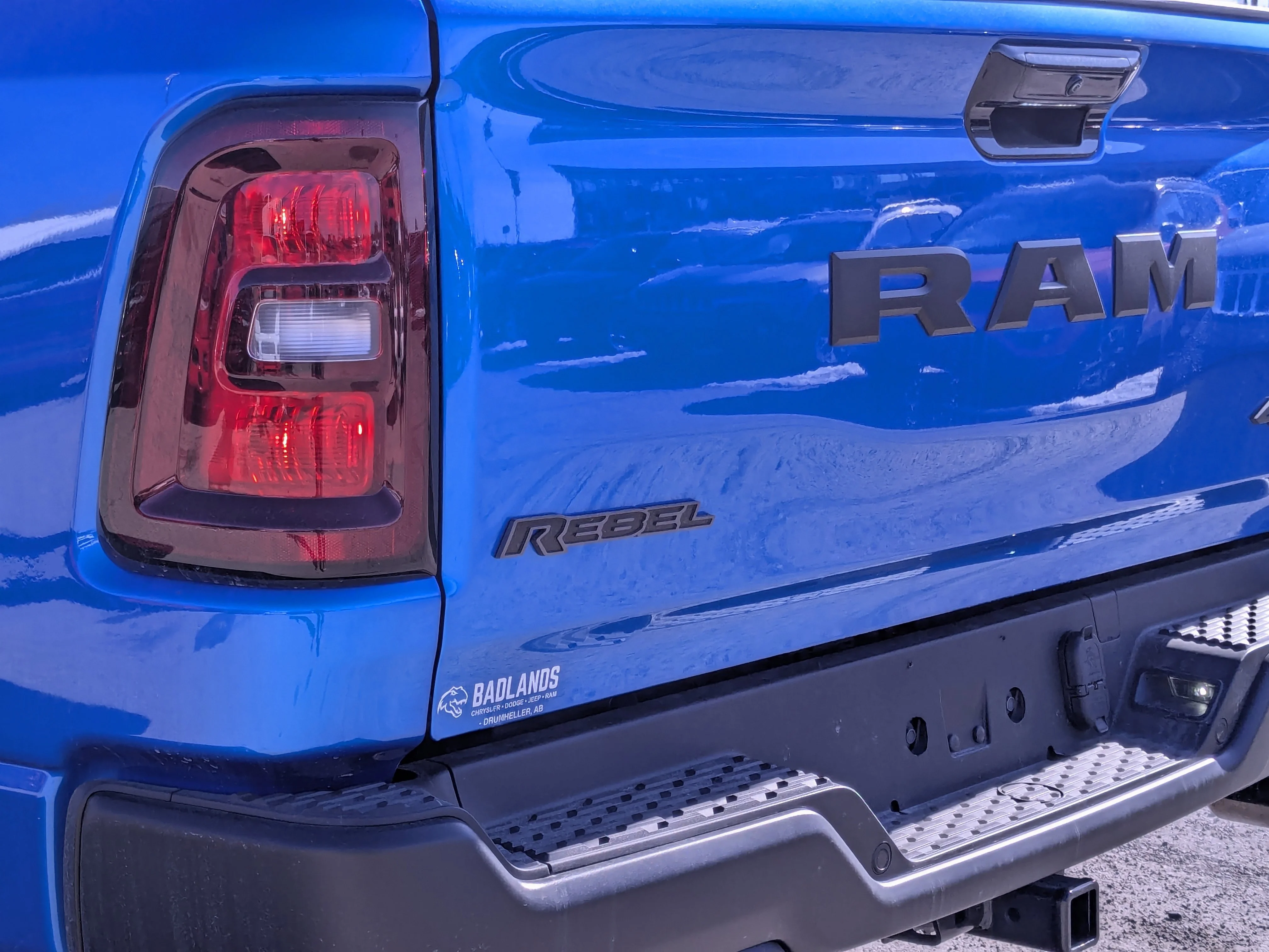 New 2026 Blue RAM Rebel - - Rebel Level 2 Equip Grp - Dual?Pane Panoramic Sunroof - Luxury Leather?Faced Seats - 3.0L image 9