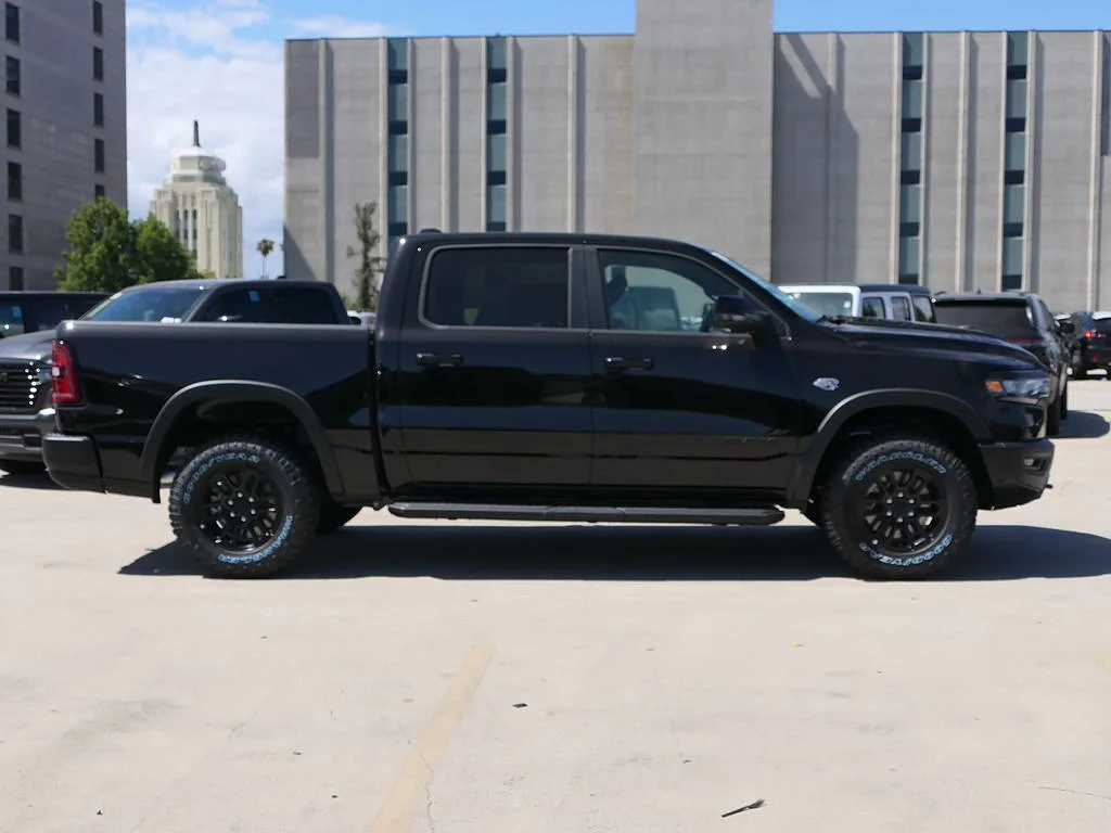 New 2026 Diamond Black Crystal Pearl Coat RAM Rebel Crew Cab 4x4 5