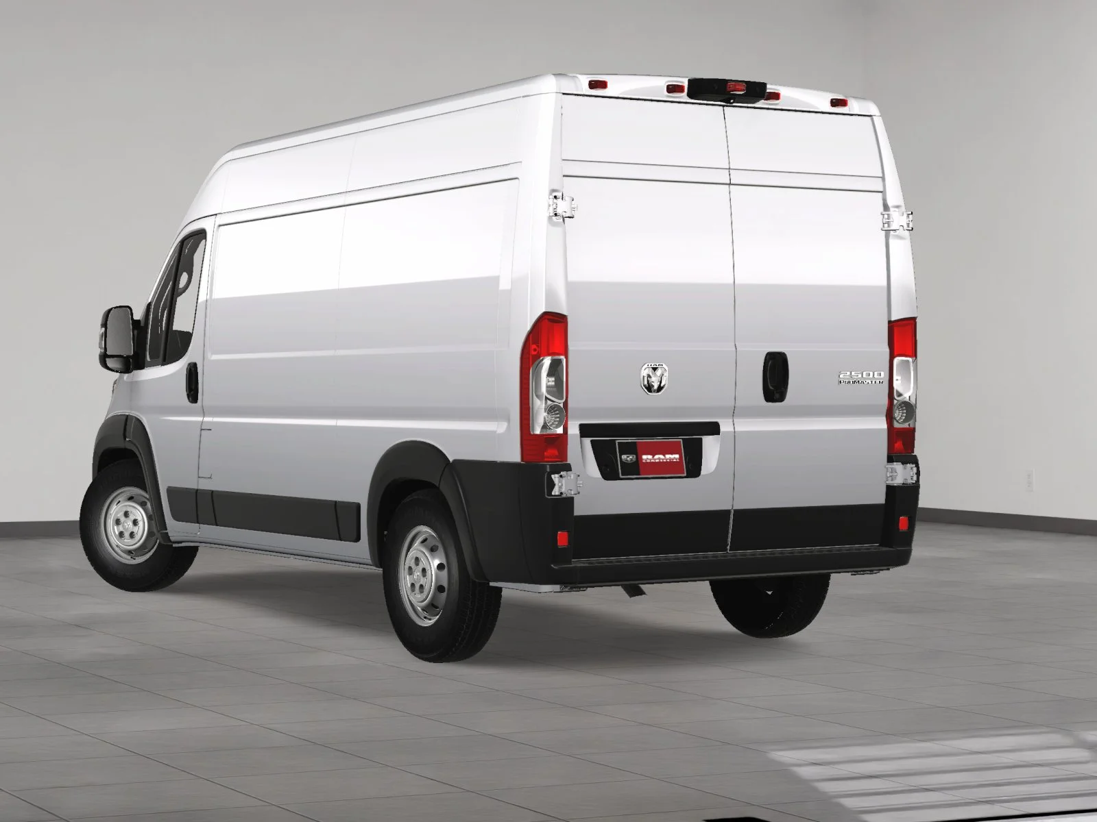 New 2024 Bright White Clearcoat RAM High Roof image 4