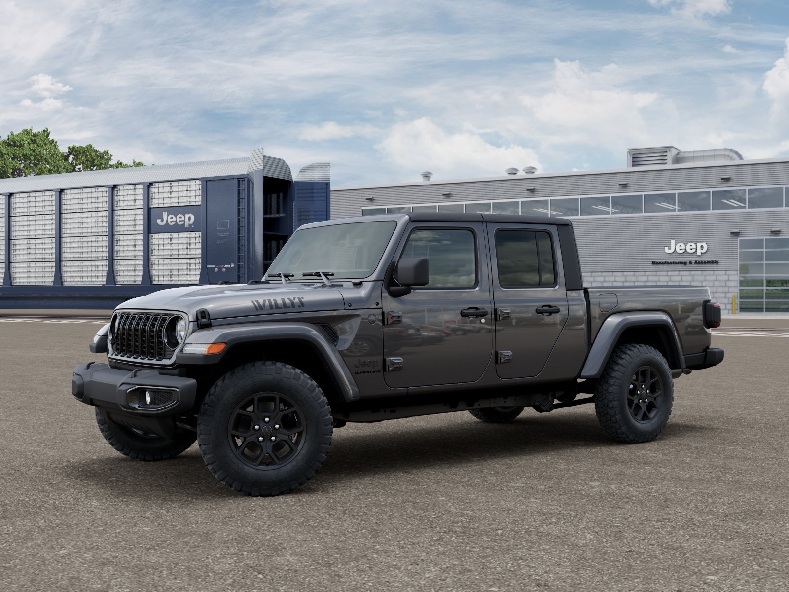 New 2026 Granite Crystal Metallic Clear-Coat Exterior Paint Jeep Willys image 1