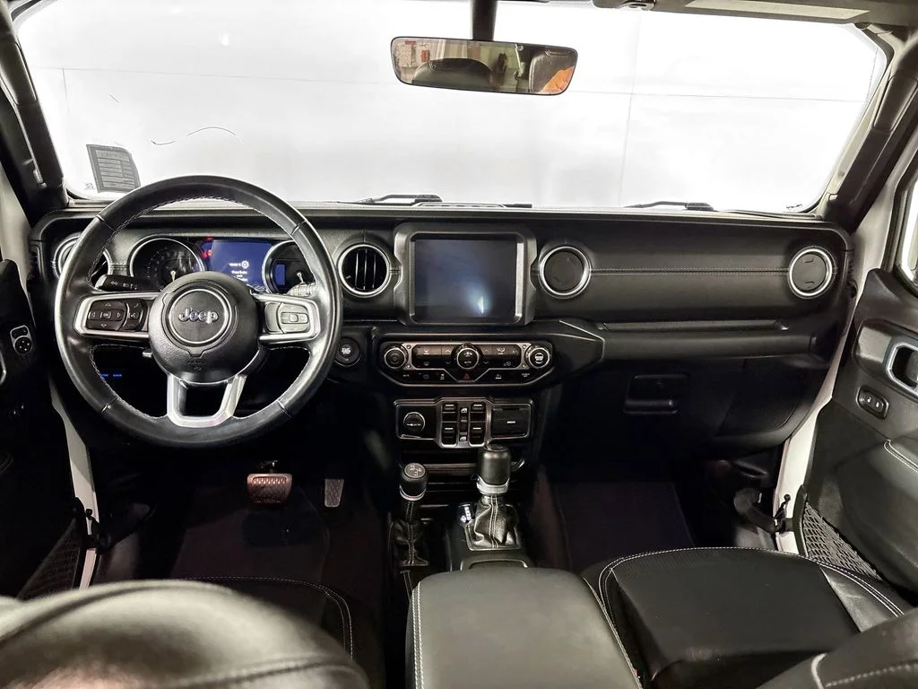Used 2021 White Jeep Unlimited Sahara 4xe image 12