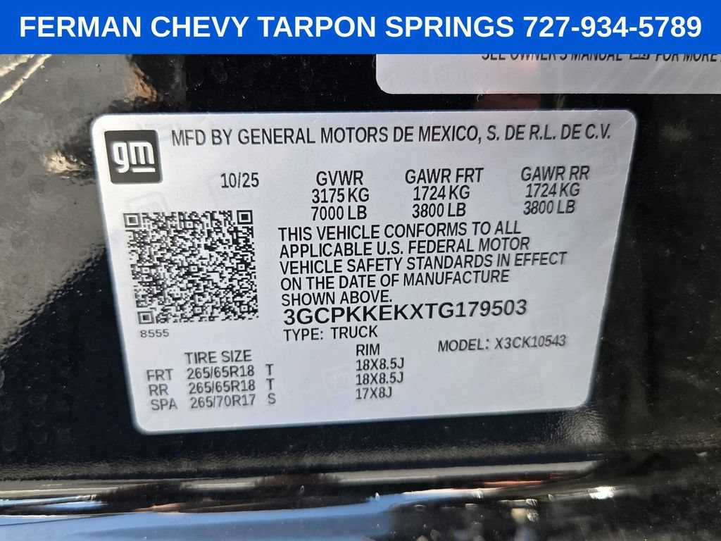 New 2026 Black Chevrolet LT (2FL) image 21