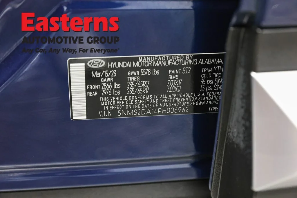 Used 2023 Blue Hyundai Blue image 34
