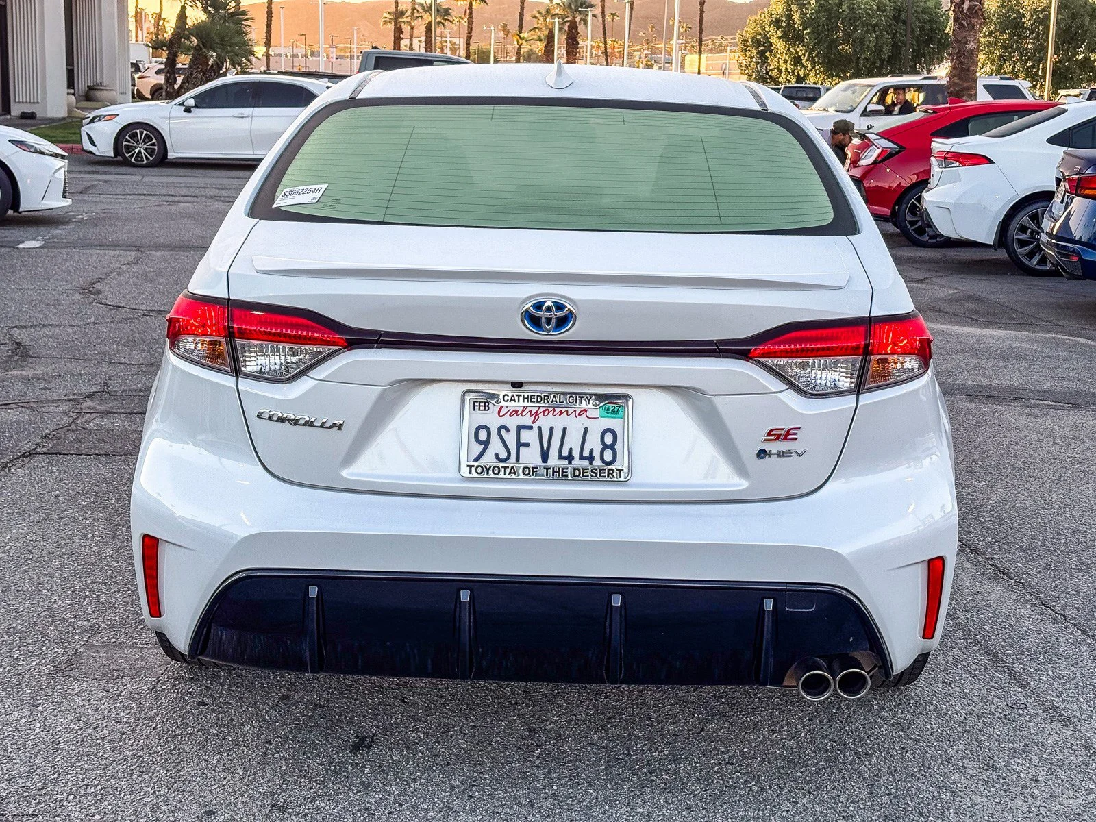 Certified Used 2025 Wind Chill Pearl Toyota Hybrid LE image 5