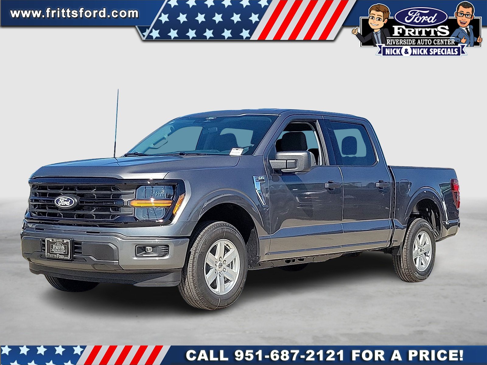 New 2026 Carbonized Gray Metallic Ford XLT image 1