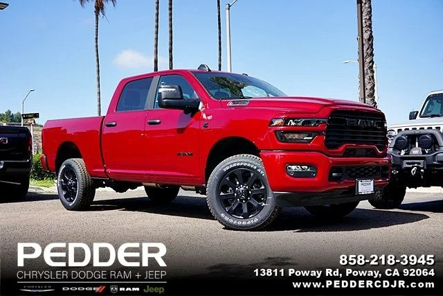 New 2026 Molten Red Pearl-Coat Exterior Paint RAM Big Horn image 1
