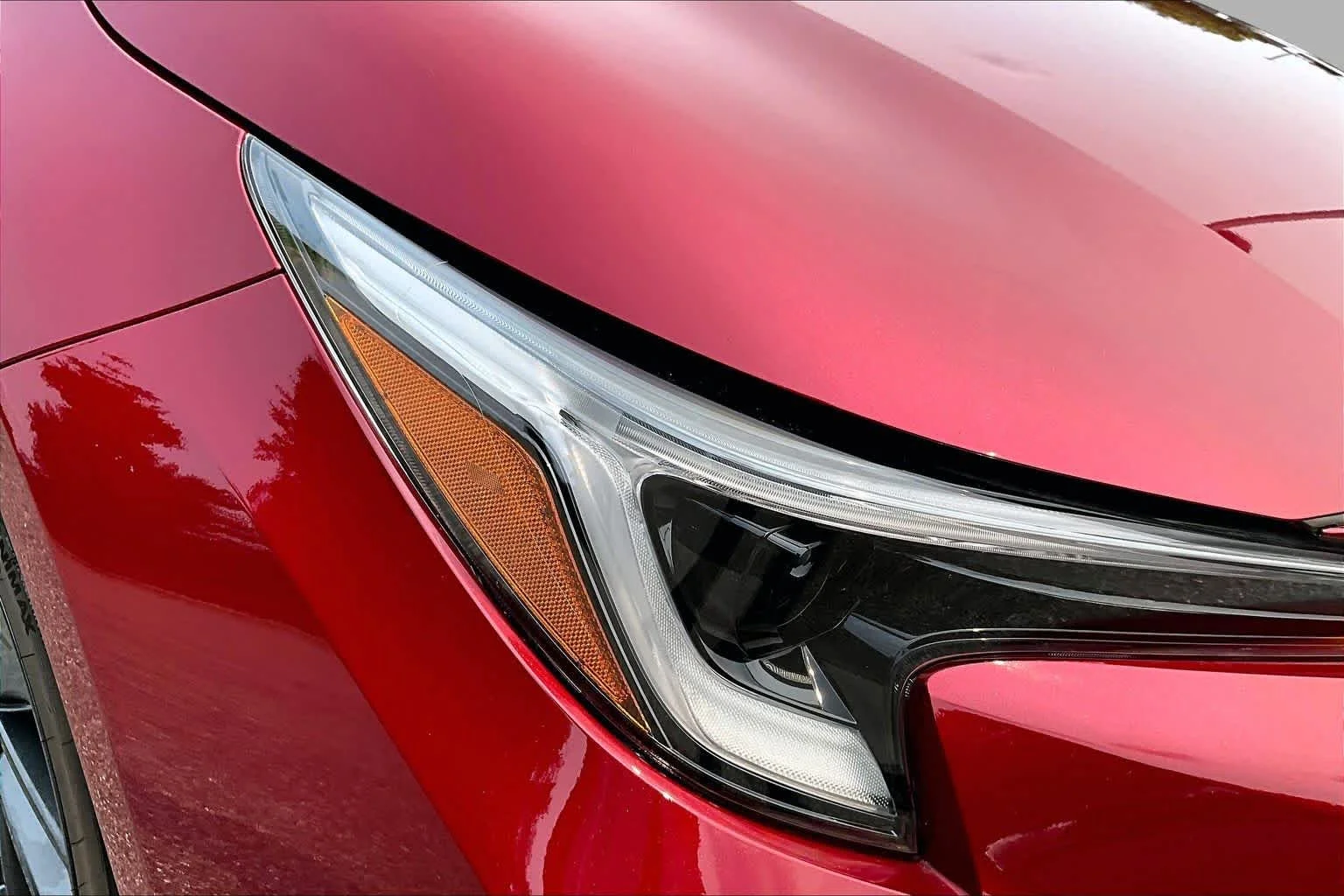 Used 2024 Ruby Flare Pearl Toyota Hybrid SE image 28