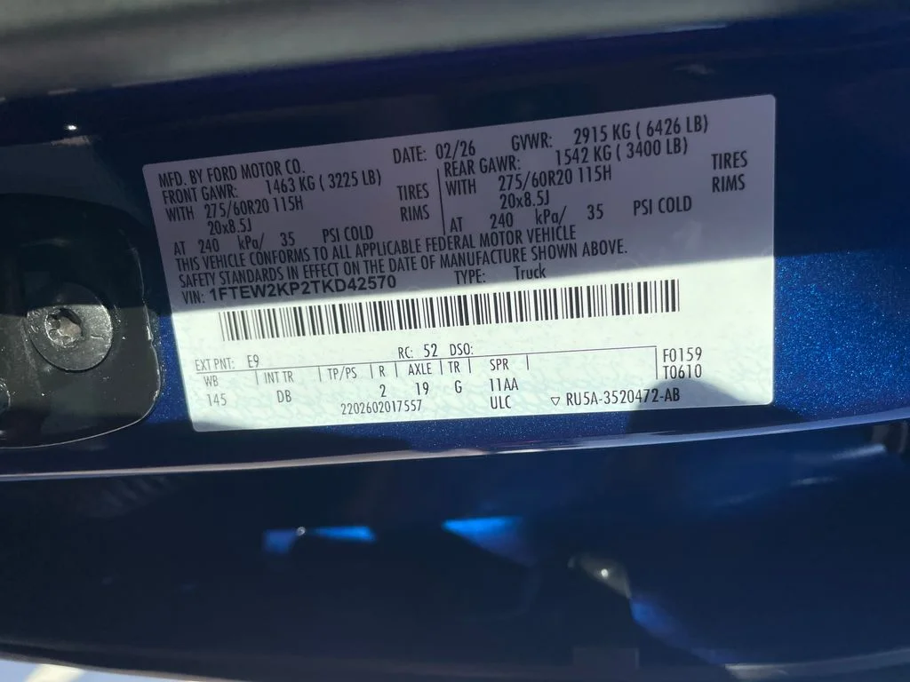 Used 2026 Blue Ford STX image 30