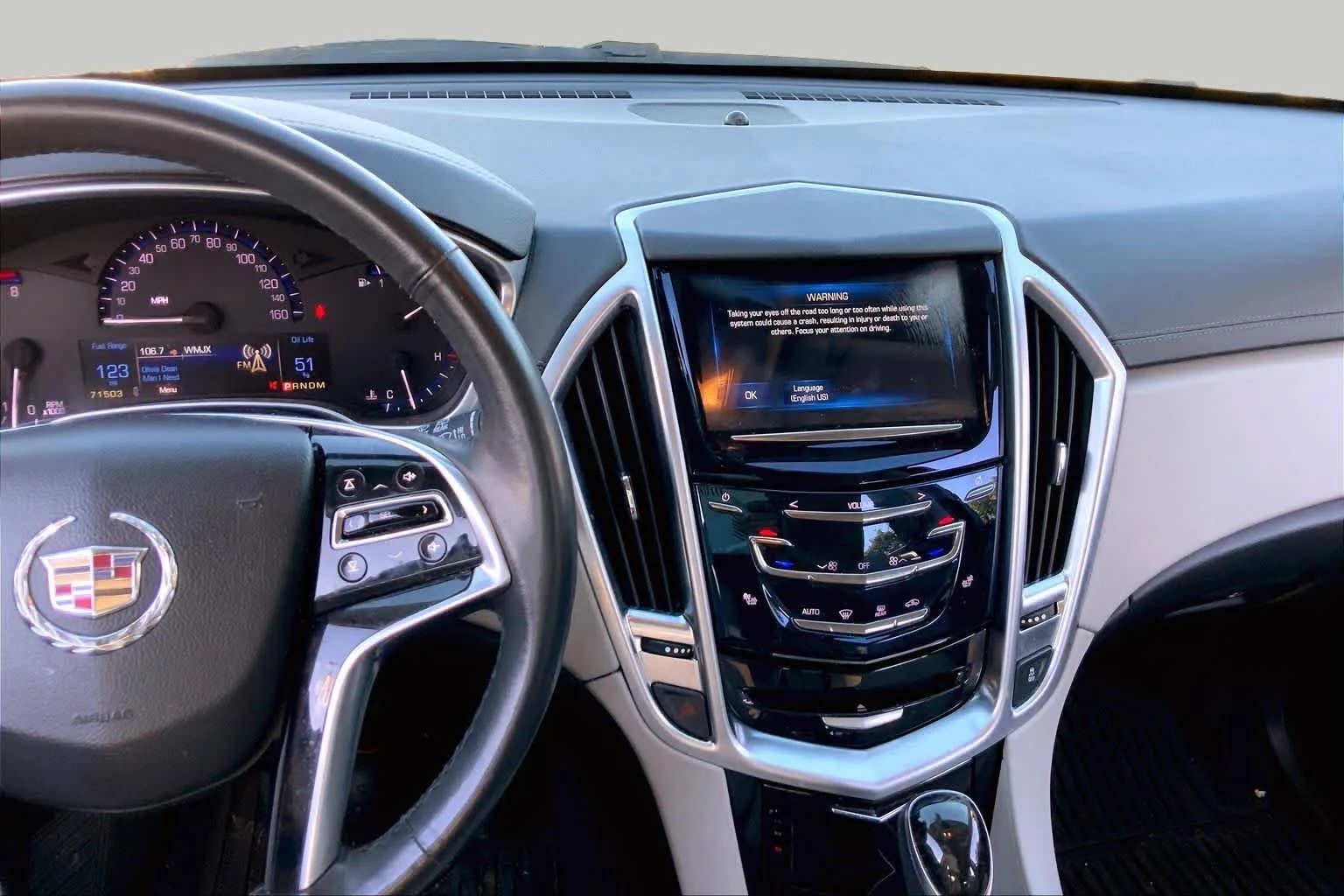 Used 2015 Platinum Ice Tricoat Cadillac Performance Collection image 7