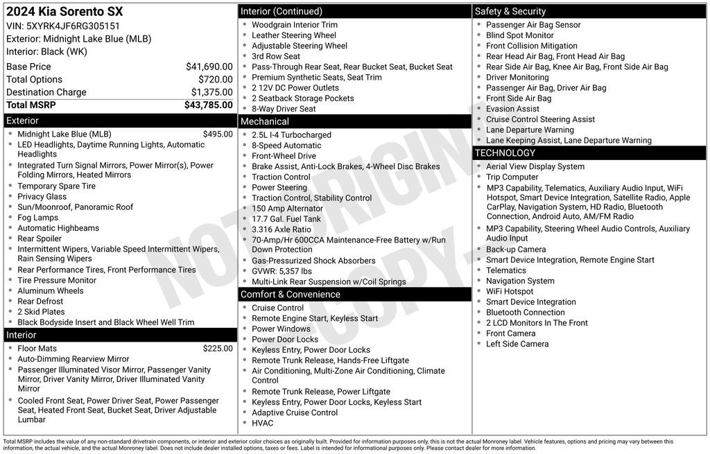 Used 2024 Black Kia SX image 2