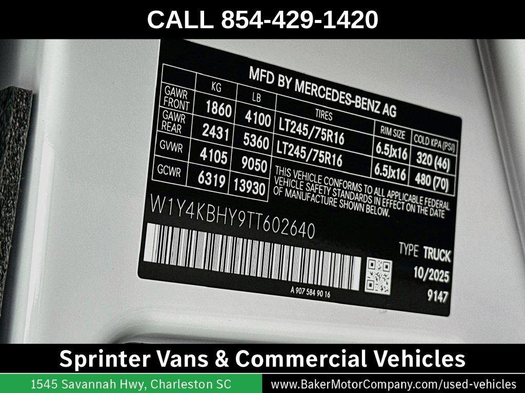 2026 Mercedes-Benz Sprinter Cargo Van Base - Photo 31