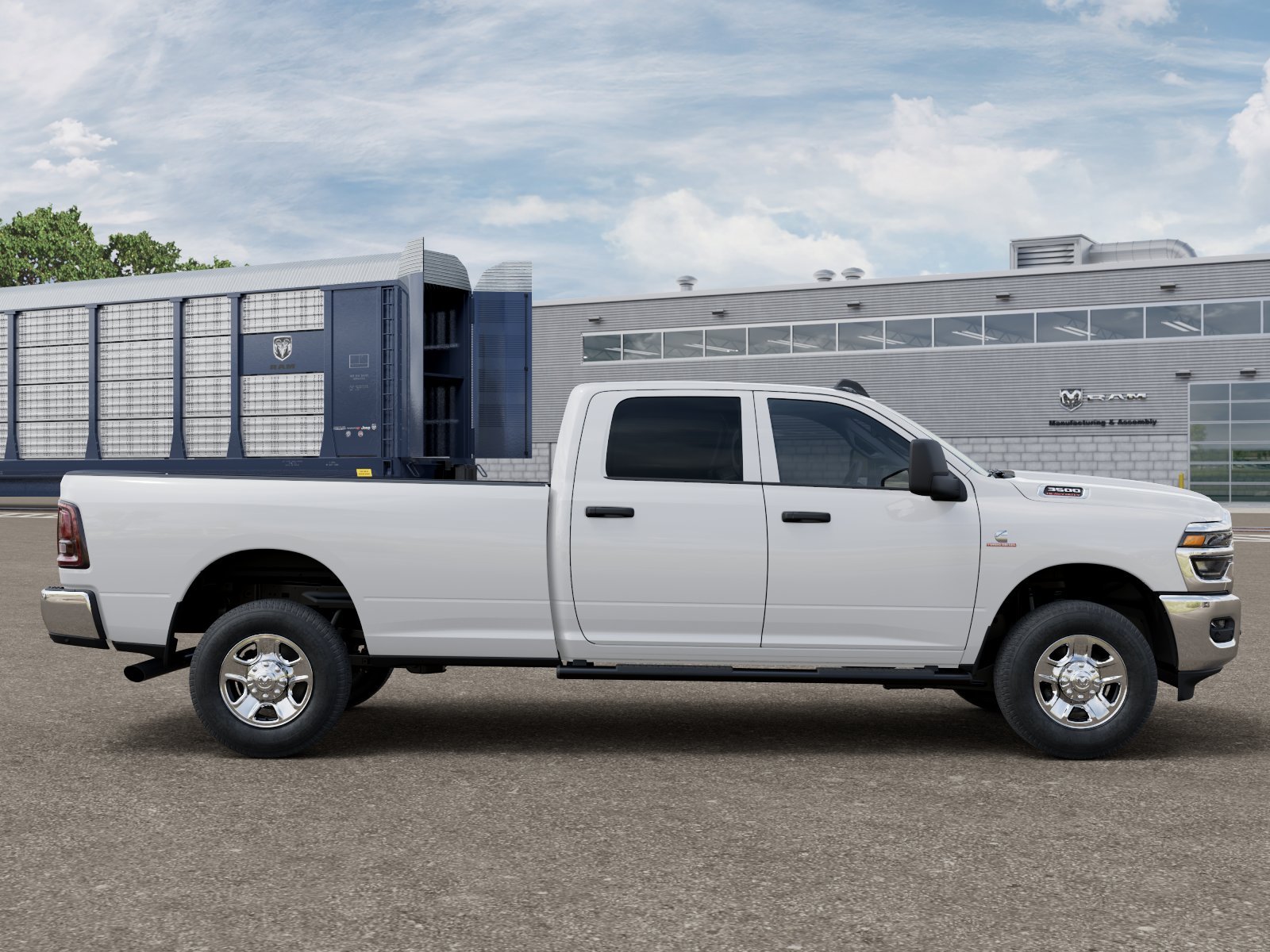 New 2026 Bright White Clear-Coat Exterior Paint RAM Tradesman image 22