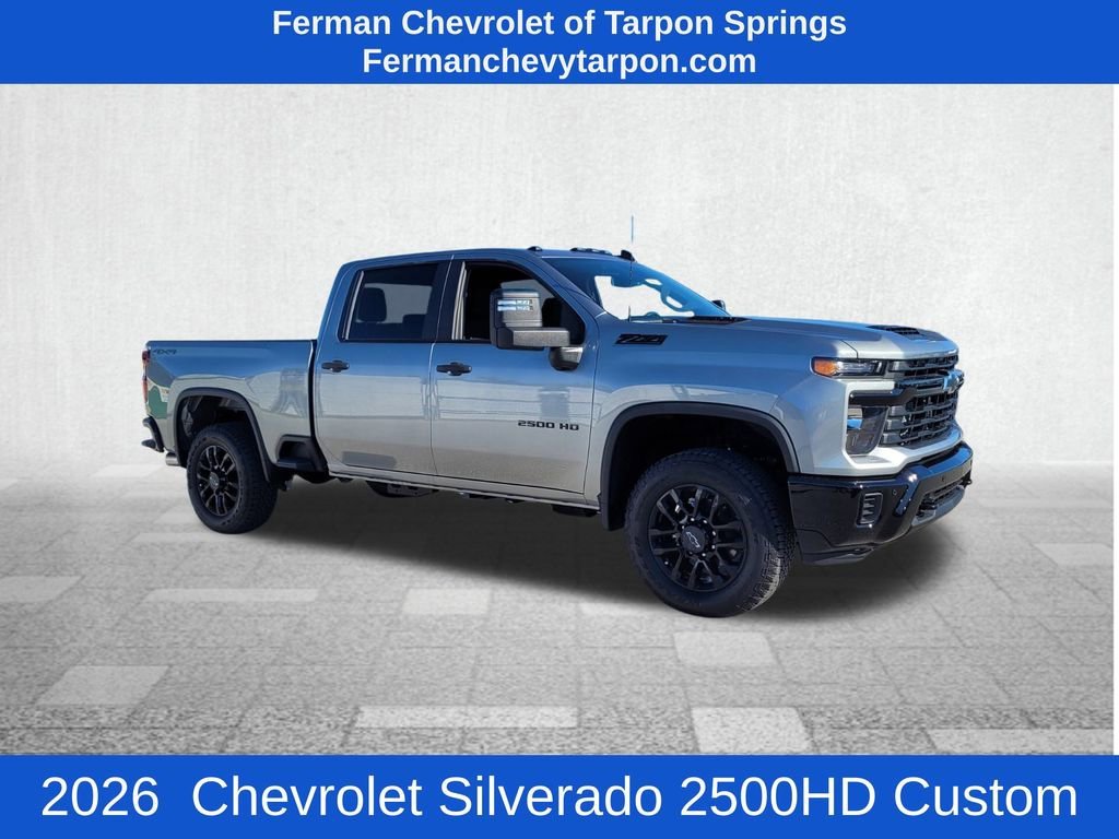 New 2026 Sterling Gray Metallic Chevrolet Custom image 1