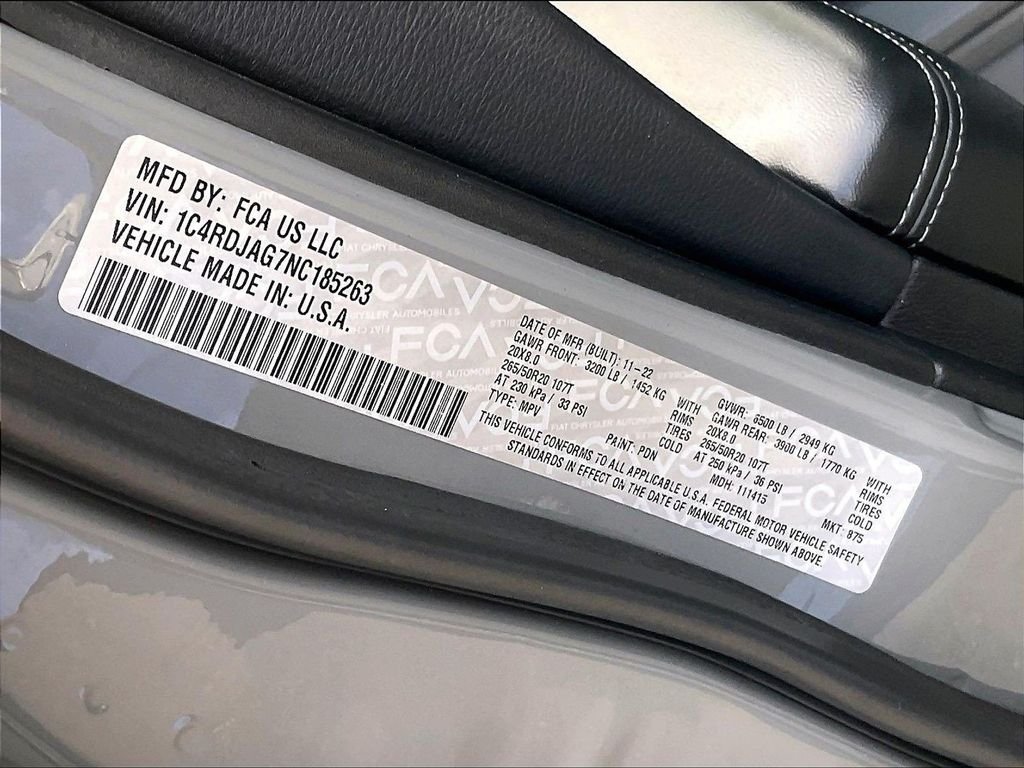 Used 2022 Gray Dodge SXT image 36