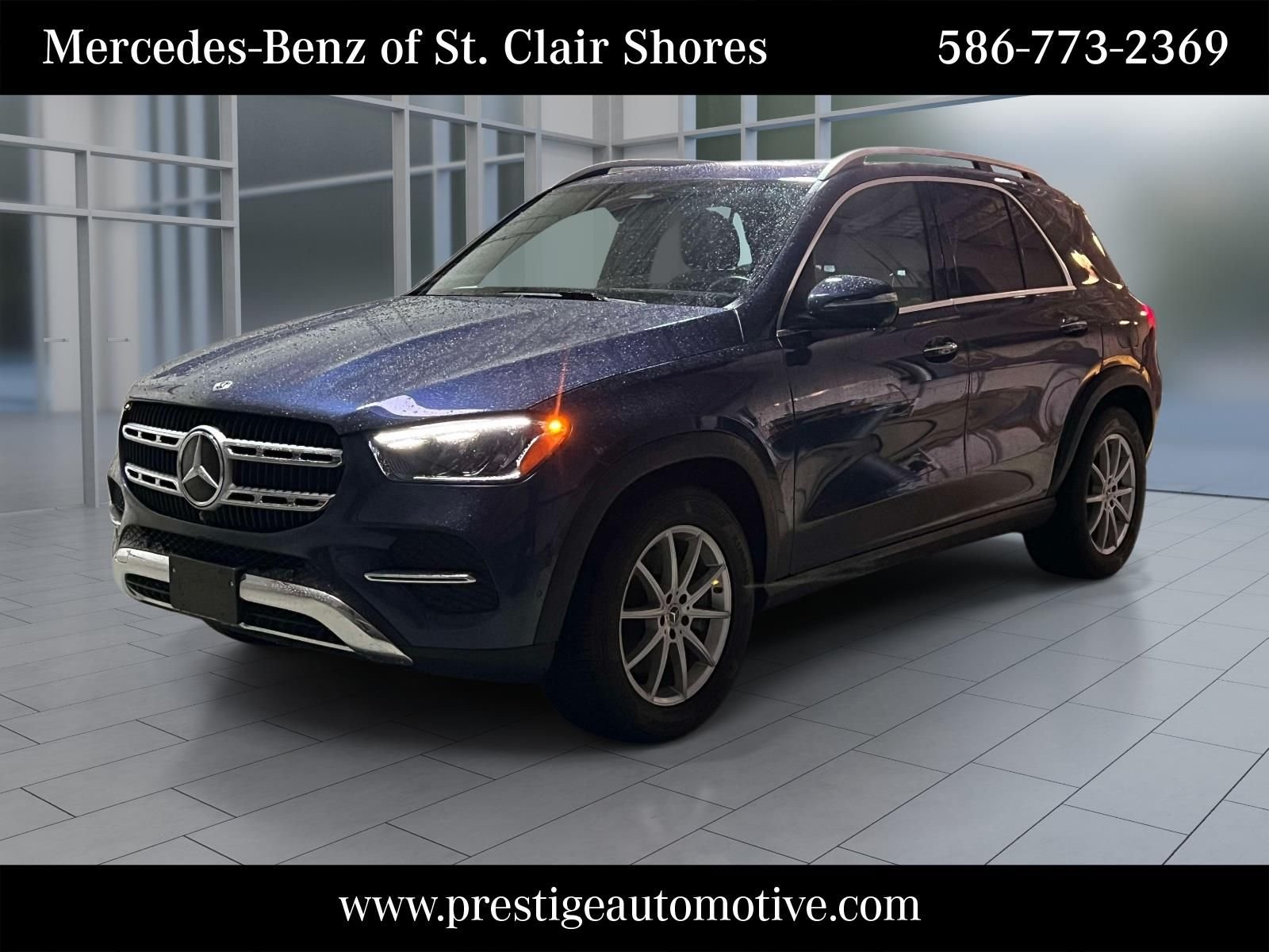 Certified Used 2024 Blue Mercedes-Benz GLE 450e image 1
