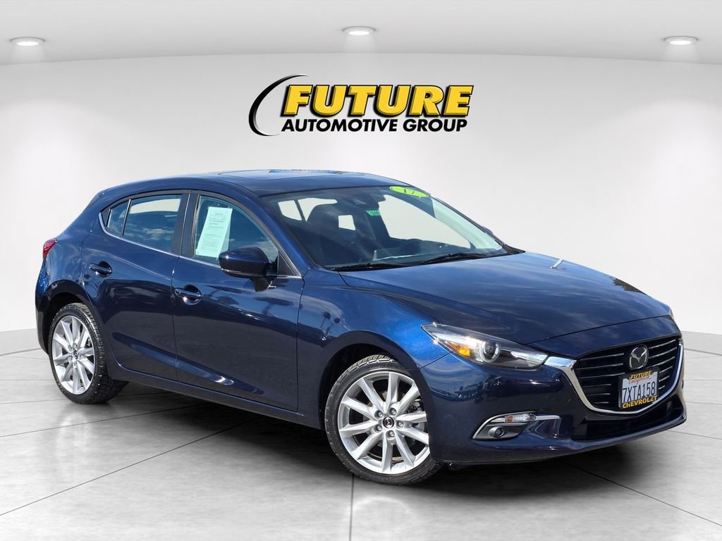Used 2017 Blue Mazda Grand Touring image 1