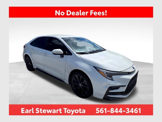 Used 2025 White Toyota SE image 1