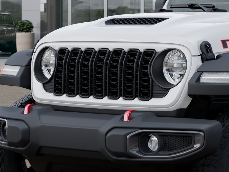 New 2026 Bright White Clear-Coat Exterior Paint Jeep Rubicon 4-Door image 37