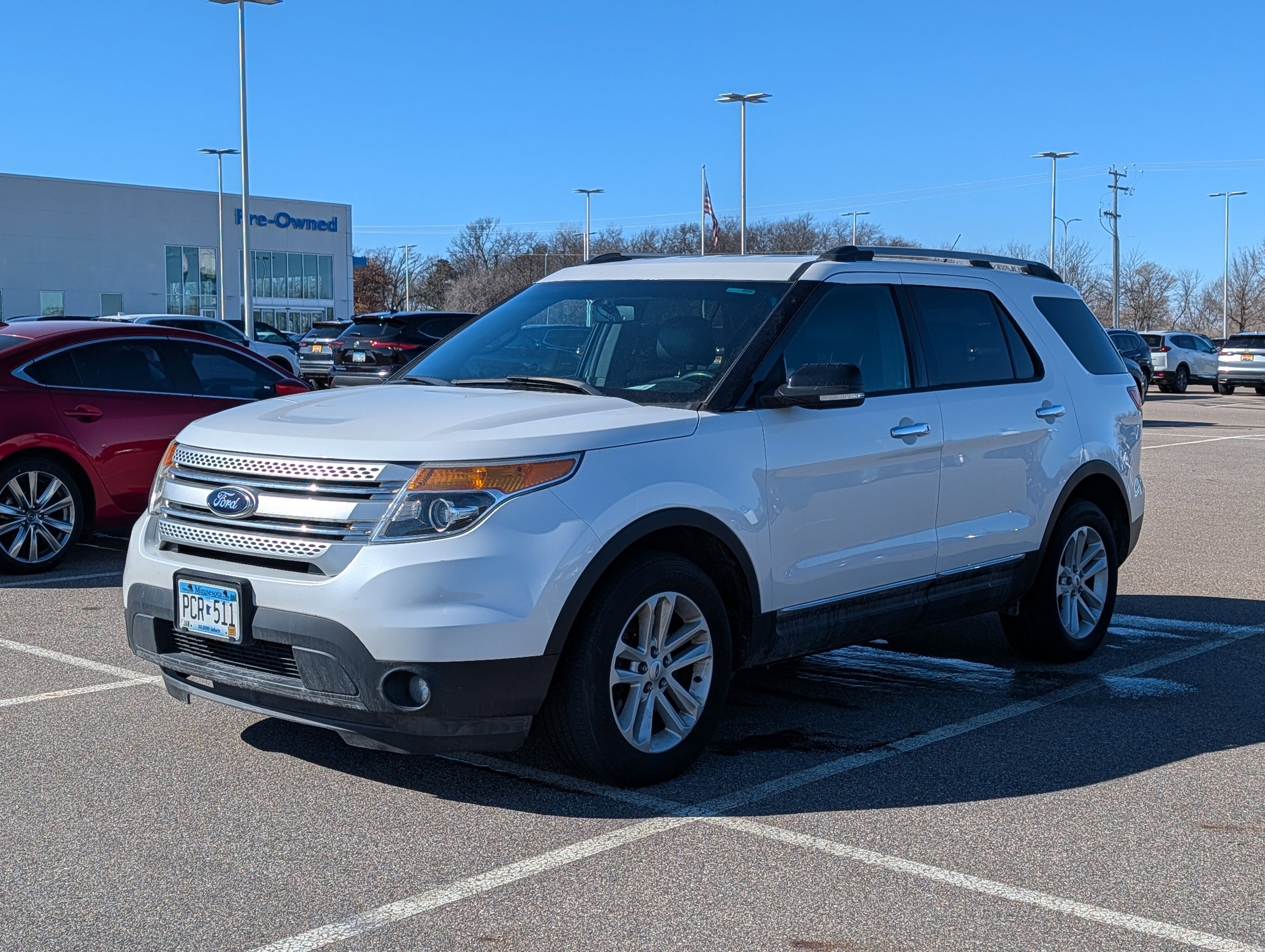 Used 2014 Ford Explorer XLT with VIN 1FM5K8D8XEGA95692 for sale in Waite Park, Minnesota