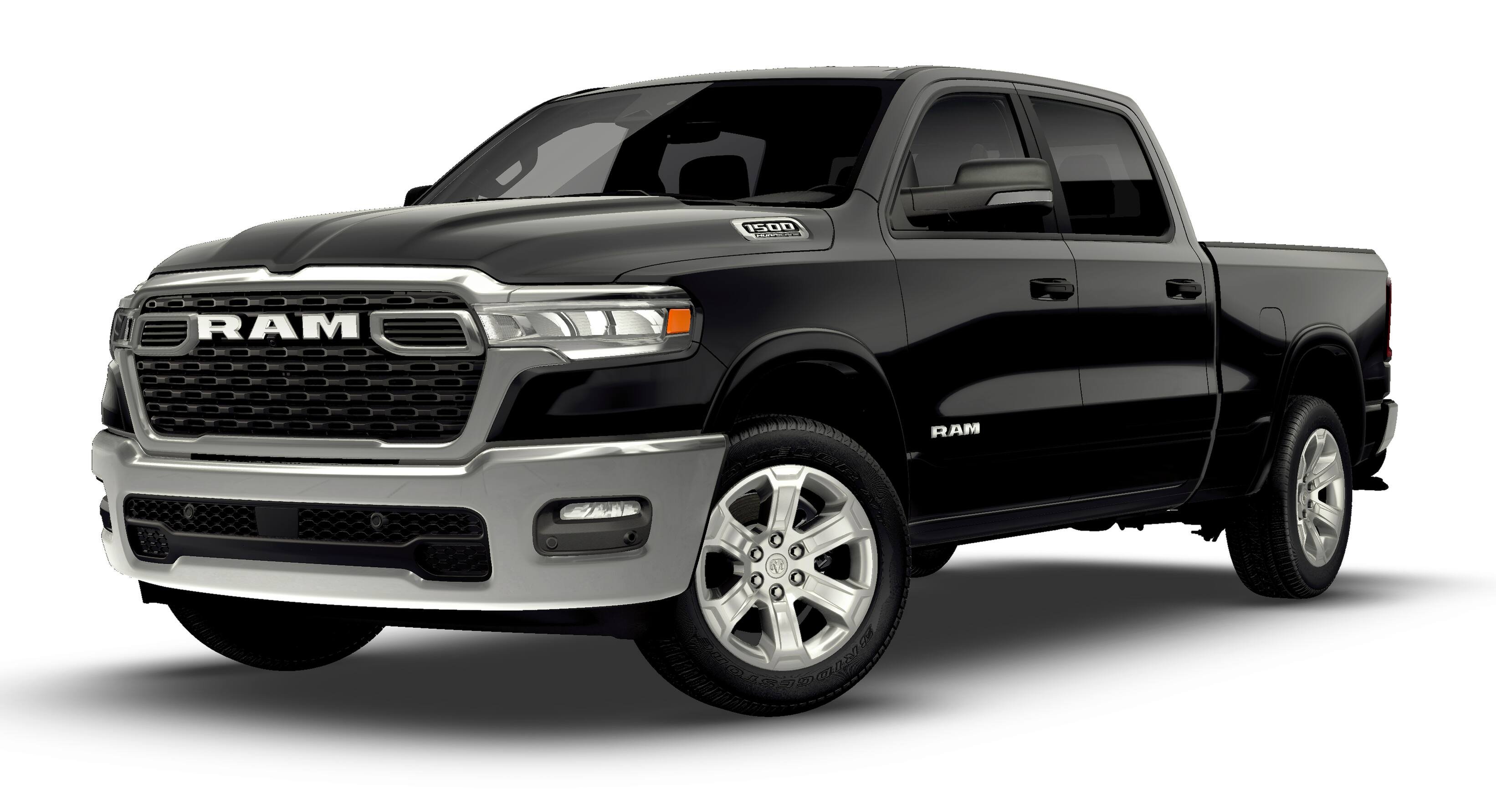 New 2026 Diamond Black Crystal Pearl-Coat Exterior Paint RAM BIG HORN image 13