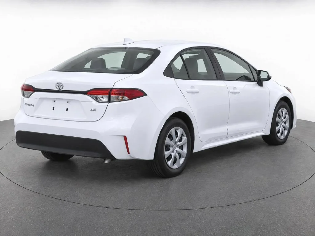 Used 2023 White Toyota LE image 3