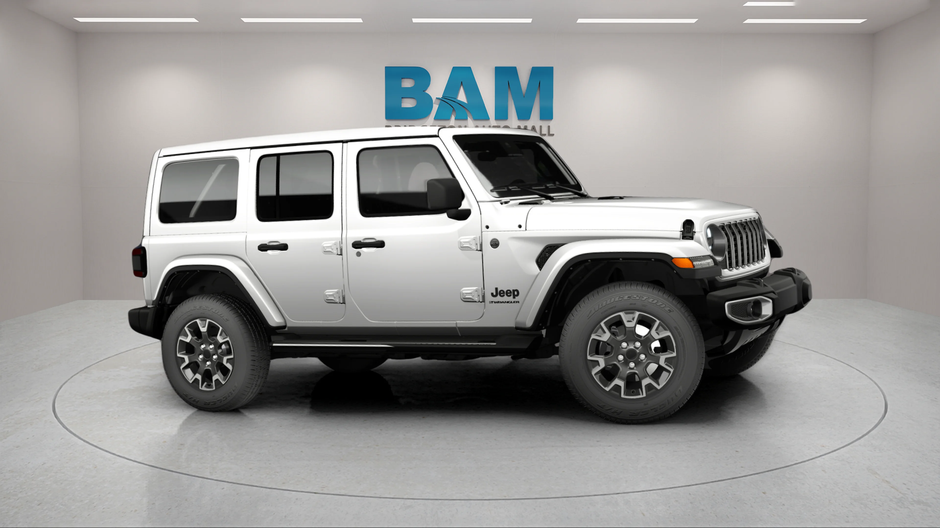 New 2026 Bright White Clear-Coat Exterior Paint Jeep Sahara image 2