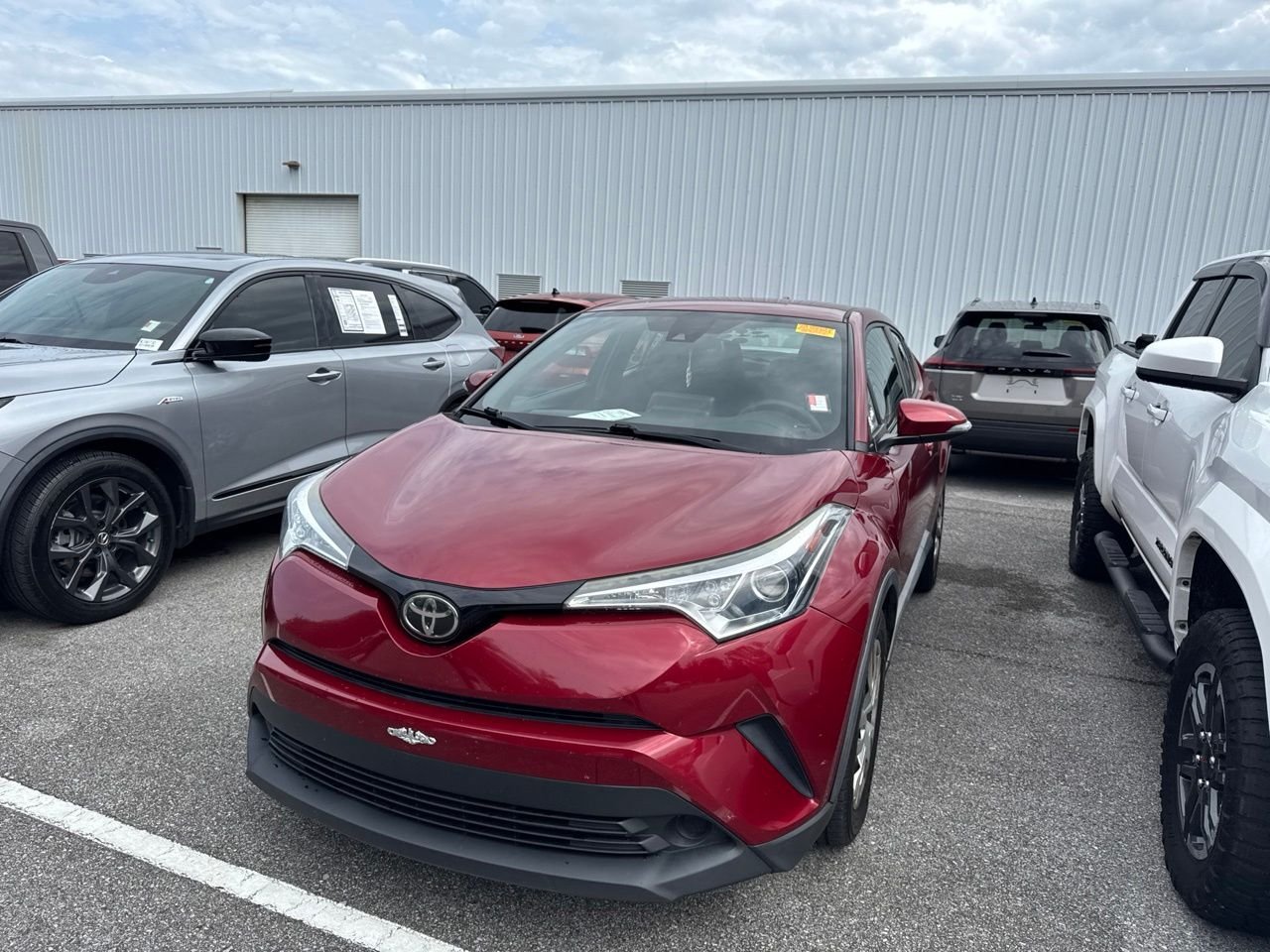 Used 2019 Red Toyota LE image 1