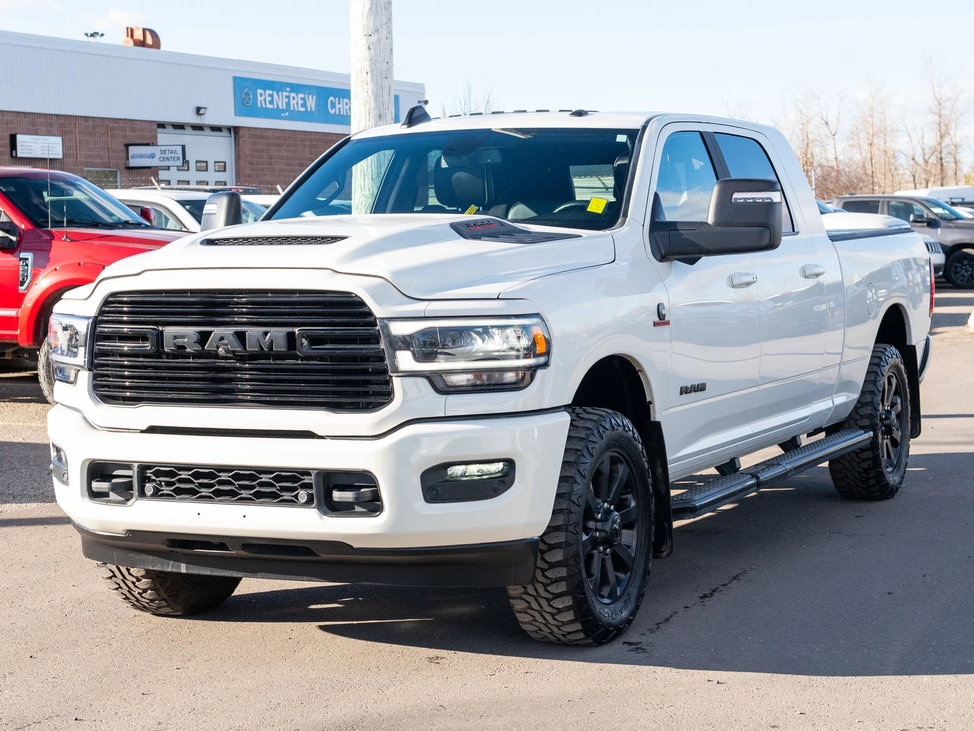 Certified Used 2024 White RAM Laramie * Cummins | Night Edition 6Passenger | Towing Tech | 5th Wheel | Heated Seats image 11