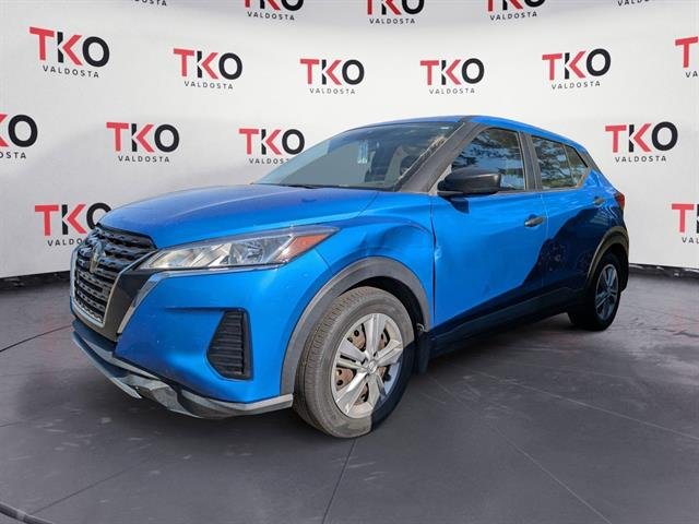 Used 2021 Electric Blue Metallic Nissan S image 5