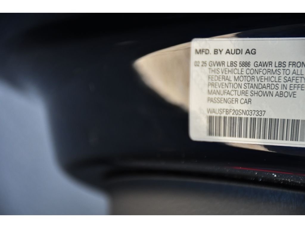 Used 2025 Brilliant Black Audi Prestige image 28
