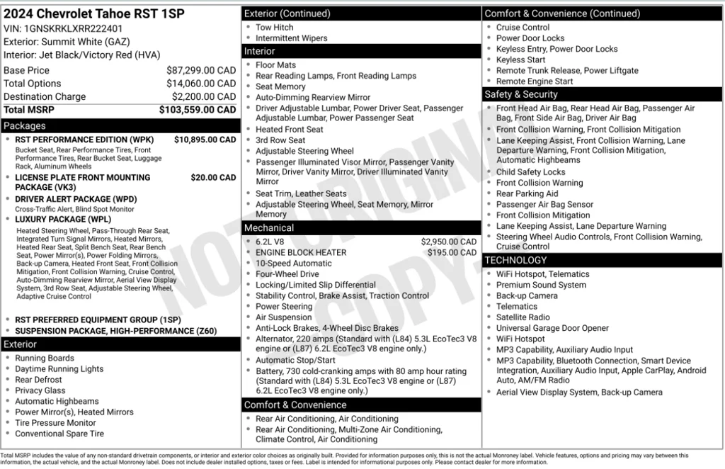 Certified Used 2024 White Chevrolet RST image 2