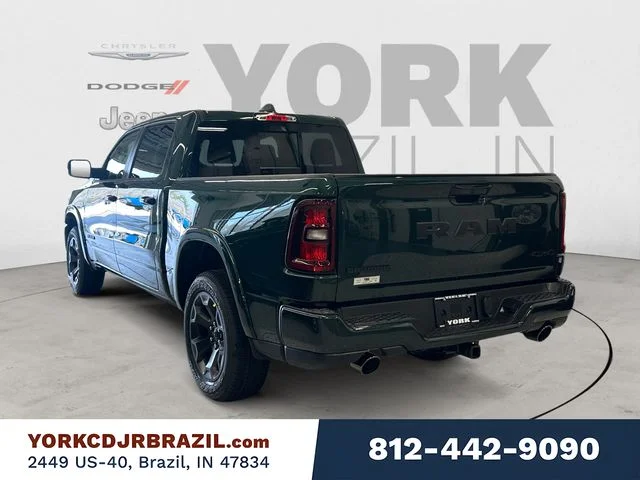 New 2026 Serrano-Green Metallic Exterior Paint RAM Big Horn/Lone Star image 3